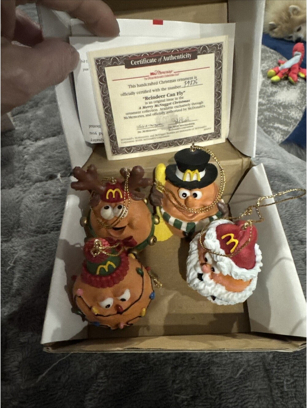 McMemories Merry McNugget Christmas "Lighting Up The Holidays" set w/box [COPY]